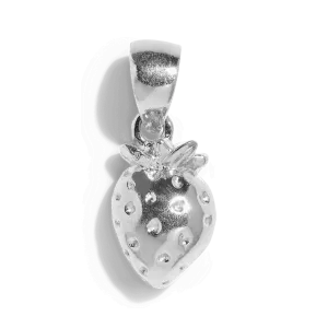 THE STRAWBERRY PENDANT - sterling silver