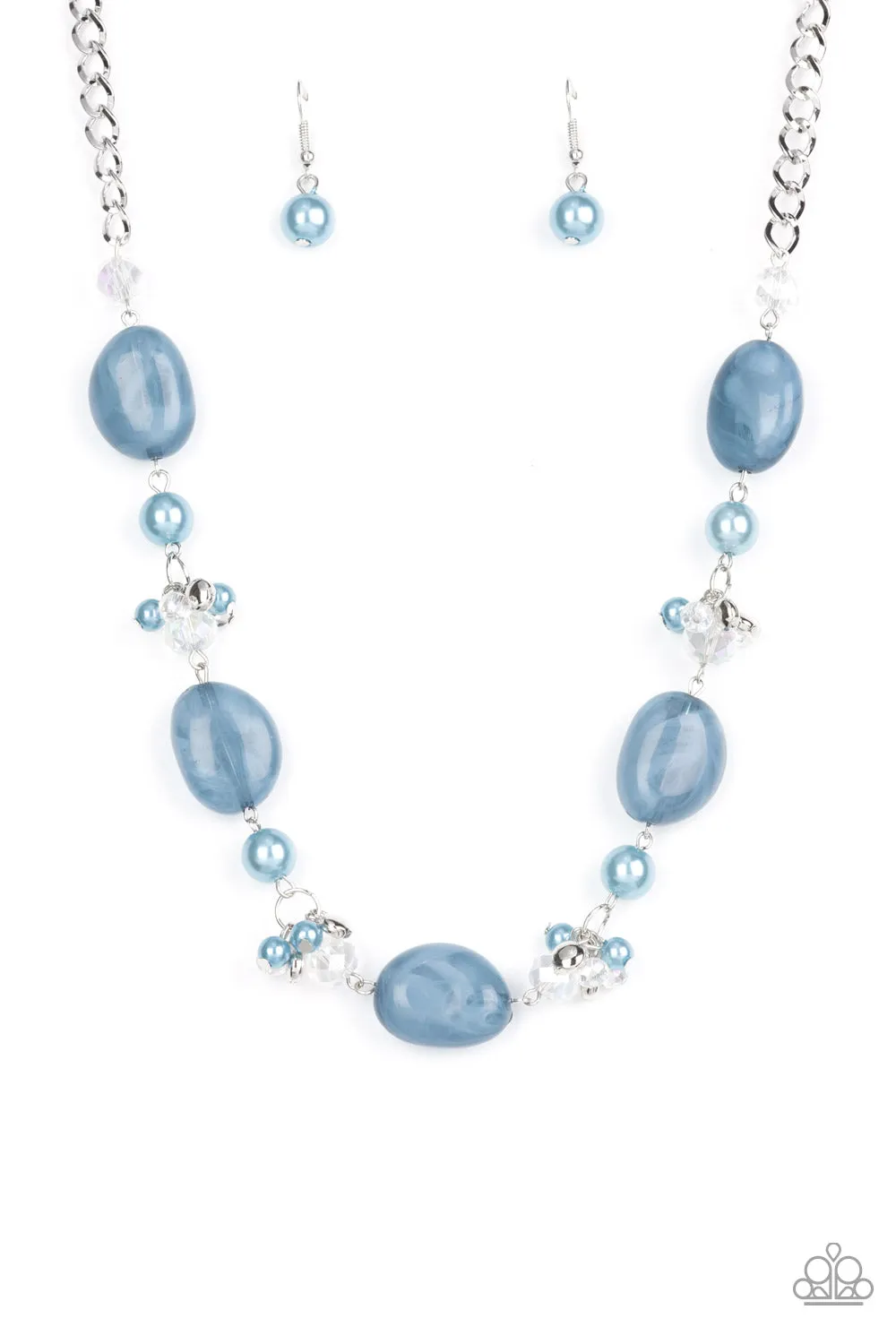 The Top TENACIOUS - Blue Necklace - Paparazzi Accessories