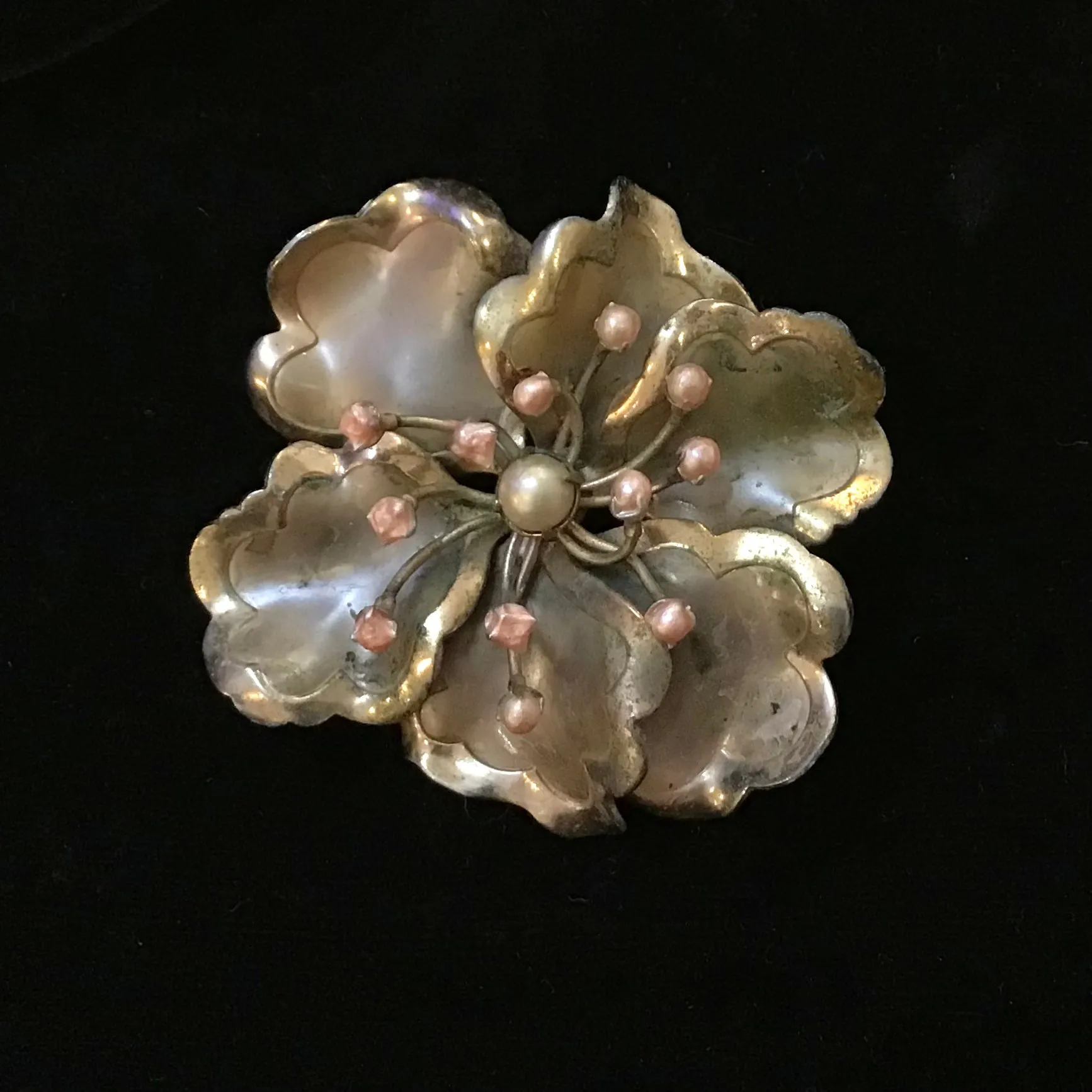 Vintage Flower Brooch