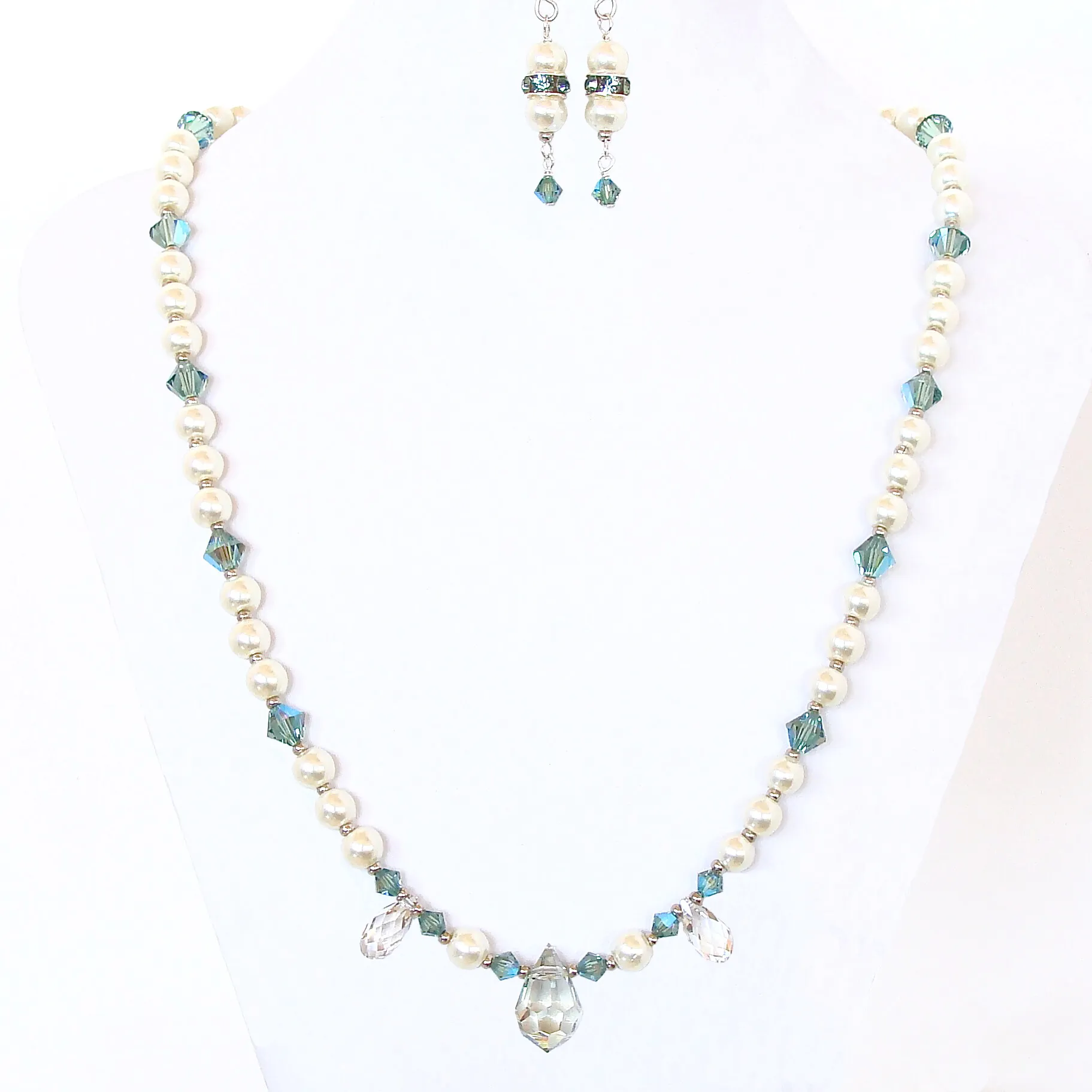 Whitney: Princess Necklace with Swarovski Crystals